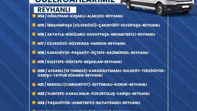 HBB 2 İLÇEDE 14 YENİ ULAŞIM HATTI AÇIYOR