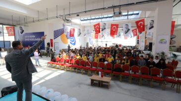 “HAYAT VE SU” TUVALLER ÜZERİNDE SANATA YANSITILDI