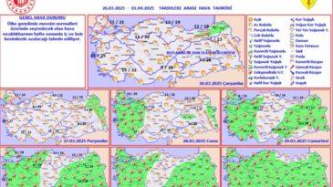 Hatay’da bayram günleri yağış bekleniyor