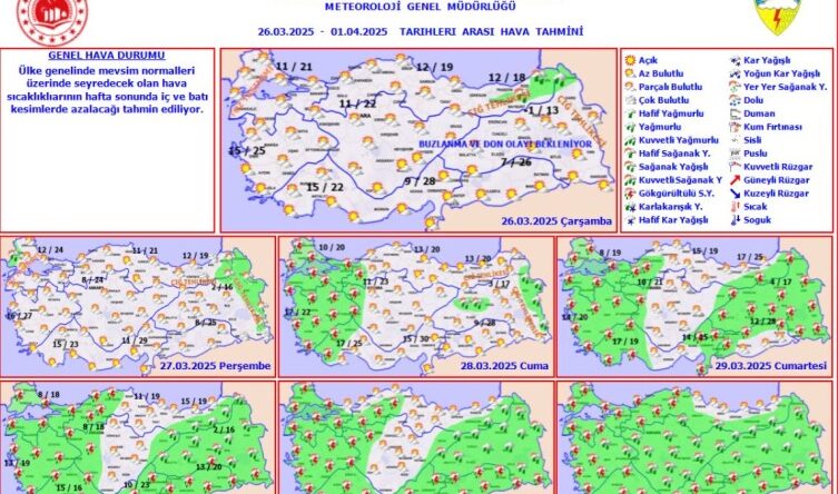 Hatay’da bayram günleri yağış bekleniyor
