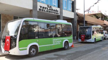 YAYLADAĞI’NDA BİR İLK: BELEDİYE OTOBÜSÜ