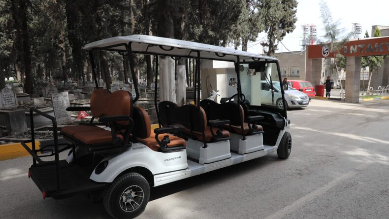 HATAY’DA MEZARLIKLARDA GOLF ARAÇLARI HİZMET VERECEK