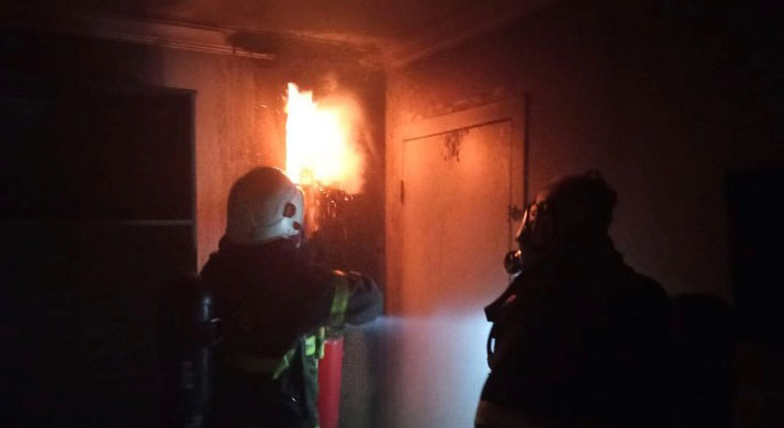 Hatay’da çıkan otel yangını söndürüldü