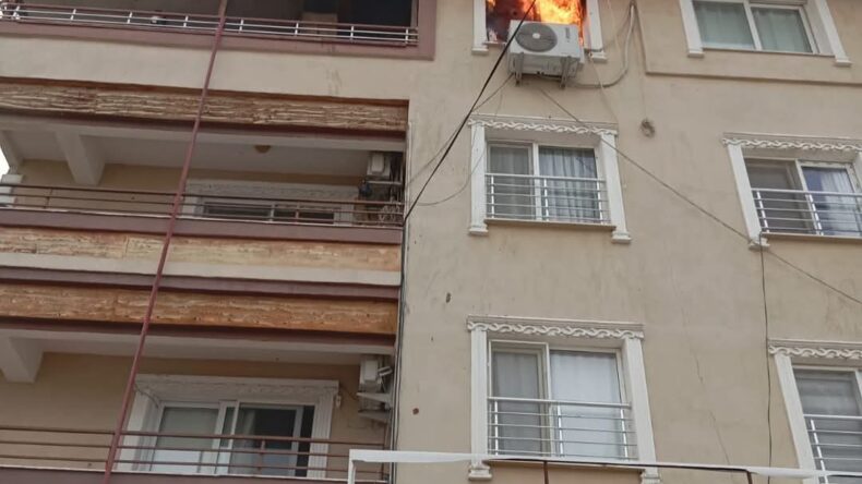 SERİNYOL’DA BİR EVDE ÇIKAN YANGIN SÖNDÜRÜLDÜ