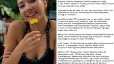 TRT’DEN BOYKOTA DESTEK OYUNCULARA YAPTIRIM