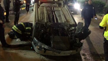 İSKENDERUN’DAKİ KAZADA 2 KİŞİ YARALANDI