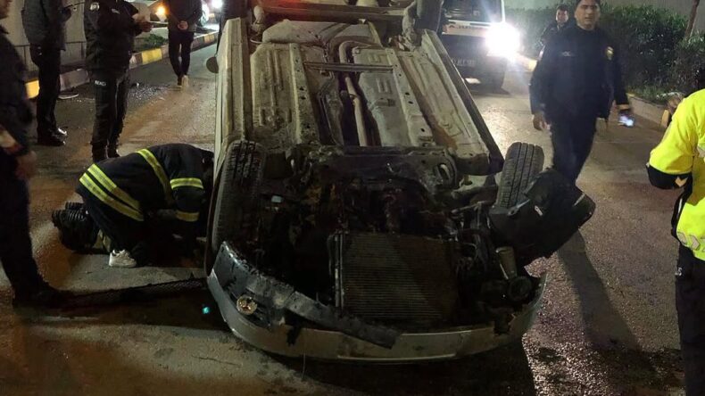 İSKENDERUN’DAKİ KAZADA 2 KİŞİ YARALANDI