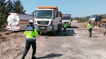 BÜYÜKŞEHİRDEN KAÇAK HAFRİYAT DÖKÜMÜNE DEV CEZA