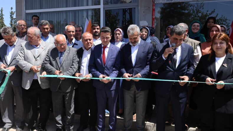 BAŞKAN ÖNTÜRK HASSA TEŞKİLAT BİNASI AÇILIŞINA KATILDI