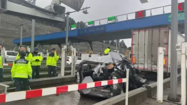 OTOYOL GİŞELERİNDE BİR FECİ KAZA DAHA