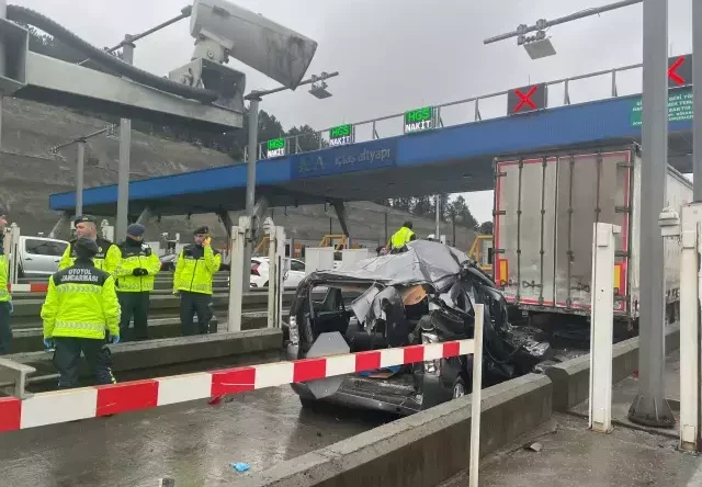 OTOYOL GİŞELERİNDE BİR FECİ KAZA DAHA