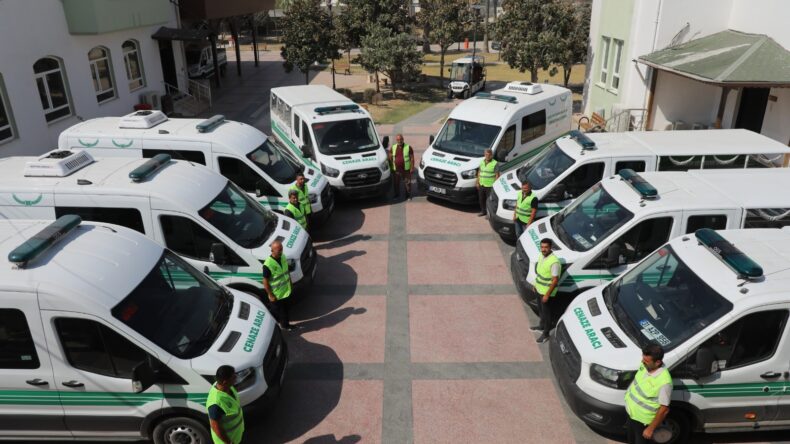 HATAY’A YENİ CENAZE ARAÇLARI