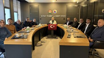 Ticaret Bakanlığı Heyetinden HATSO’ya Nezaket Ziyareti