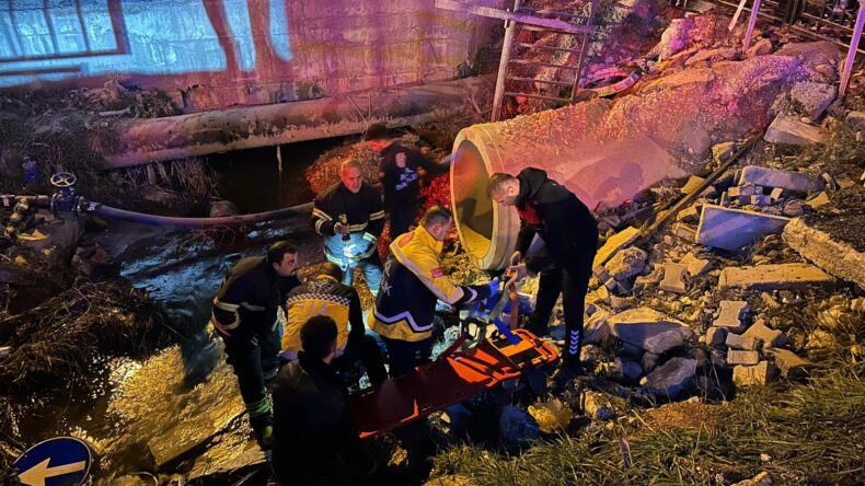 YİNE DERİCİLER SİTESİ YİNE KAZA YİNE SU KANALI…