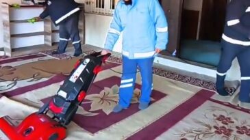 İBADETHANE TEMİZLİĞİ ÇALIŞMALARI DEVAM EDİYOR