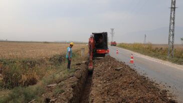 KIRIKHAN KANGALLAR’DA YENİ MESKENLERE ALTYAPI
