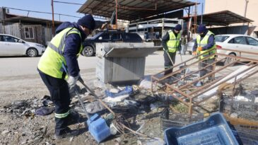 HBB’DEN YOĞUN TEMİZLİK MESAİSİ