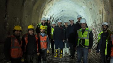 11,2 KİLOMETRELİK DEV PROJENİN YÜZDE 60’I TAMAM