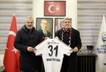 HBB BAŞKANI ÖNTÜRK, BJK BAŞKANI ADALI’YI AĞIRLADI