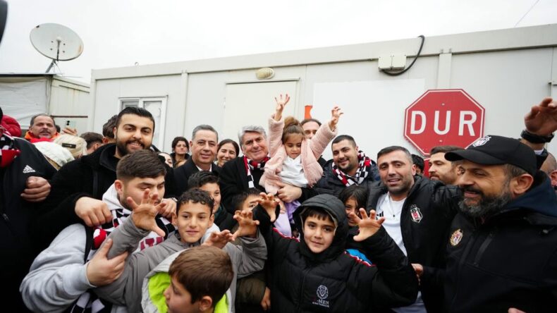 BEŞİKTAŞ KULÜBÜ, HATAY’I UNUTMADI