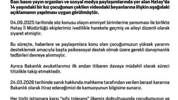 VİDEOYU İZLEYEN AĞLAMIŞTI, BAKANLIKTAN AÇIKLAMA GELDİ…