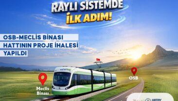 HATAY’DA RAYLI SİSTEM İÇİN TARİHÎ ADIM