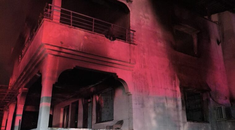 Reyhanlı’da ev yangını!