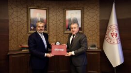 HBB BAŞKANI ÖNTÜRK’TEN BAKAN BAK’A ZİYARET