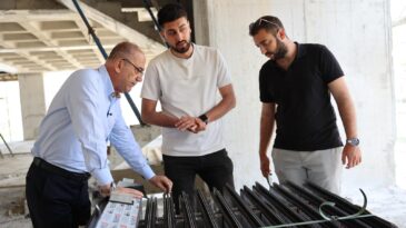 BAŞKAN İBRAHİM NACİ YAPAR, SAHADA DEVAM EDEN PROJELERİ YERİNDE İNCELEDİ