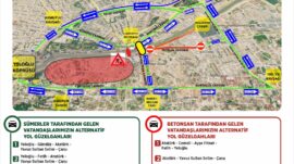 Antakya Ata Köprüsü Çevresinde Geçici Trafik Düzenlenmesi!