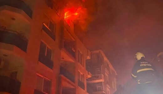 Antakya’da korkutan yangın!