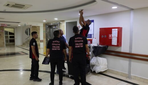 HBB İTFAİYESİNDEN OTEL VE YURTLARDA SIKI DENETİM