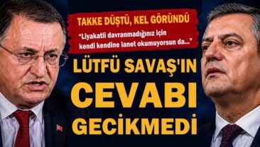 LÜTFÜ SAVAŞ’TAN ÖZGÜR ÖZEL’E CEVAP!