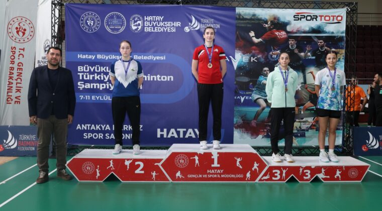 HATAY’DA BADMİNTON HEYECANI SONA ERDİ