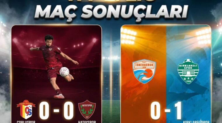 HATAYSPOR PUANLA TANIŞTI, İSKENDERUNSPOR EVİNDE KAYIP